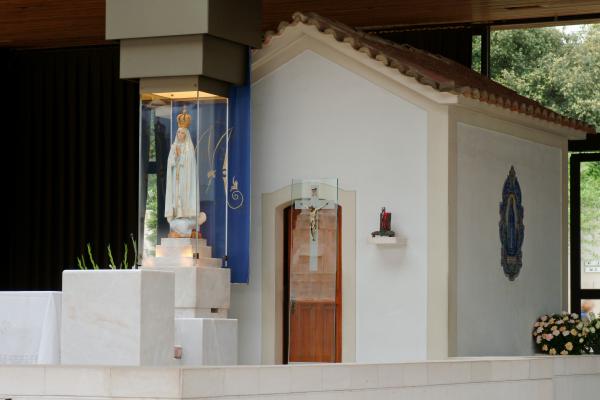 The Chapel of the Apparitions at Fatima, built at the place associated with the 1917 visions.